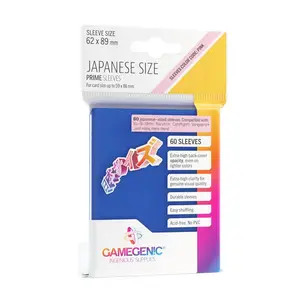 60 Pochettes Prime Format Japonais Bleu - Gamegenic