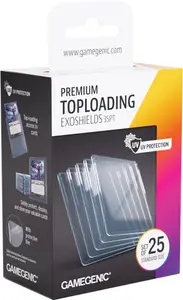 25 Toploaders Premium Toploading Exoshields 35 pt - Gamegenic