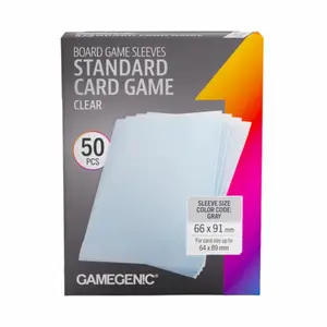 50 Pochettes Standard Card Game 66 x 91 mm - Gamegenic