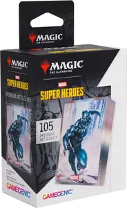 105 Pochettes Premium Art Marvel Super Heroes 66 x 92 mm - Black Panther - Gamegenic