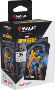 105 Pochettes Premium Art Marvel Super Heroes 66 x 92 mm - Les Quatre Fantastiques - Gamegenic