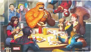 Tapis de jeu Marvel Super Heroes - Festin héroïque - Gamegenic