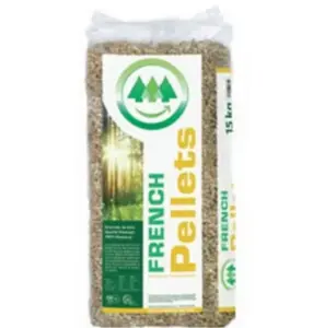 Granulés de bois pour poêle ou chaudière - Sac de 15 kg