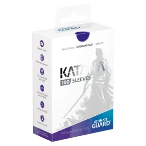 100 pochettes Katana format Standard Bleu - Ultimate Guard