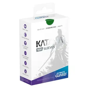 100 pochettes Katana format Standard Vert - Ultimate Guard