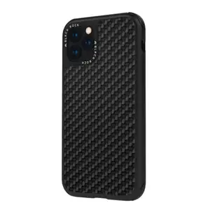 Coque de protection 'Robust Real Carbon' pour iPhone 11 Pro Max, noir