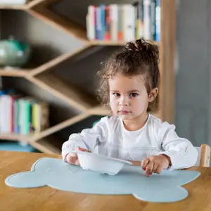 Set de table Ours Vert d'eau