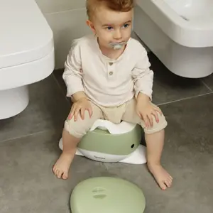 Pot pour bébé Baleine Pistache