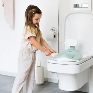 Réducteur de toilette Baleine Aquamarine