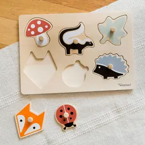 Puzzle à encastrer Forêt (7 pièces)