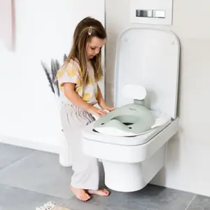 Réducteur de toilette Baleine Pistache