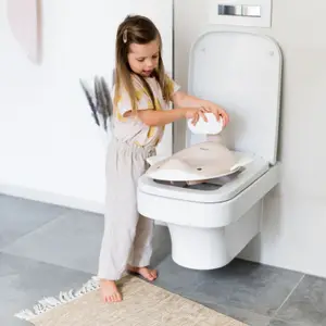 Réducteur de toilette Baleine Sable