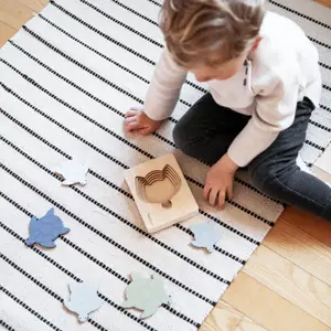 Puzzle en bois Tortue (6 pièces)