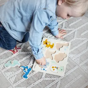 Puzzle à encastrer Dinos (7 pièces)