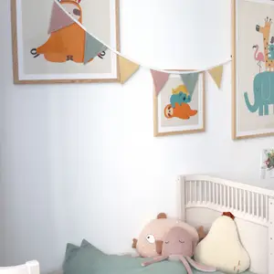 Guirlande de fanions en coton (250 cm)