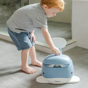 Pot pour bébé Baleine Bleu pigeon