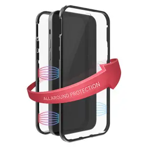 Coque de protection '360° Glass' pour Apple iPhone 13 Pro Max, noire