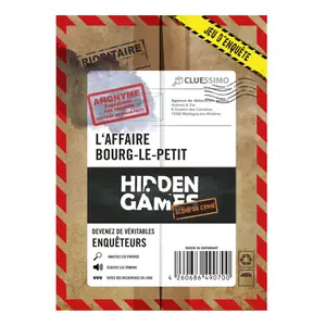 Hidden Games - Affaire N°1 : l'Affaire Bourg-le-Petit