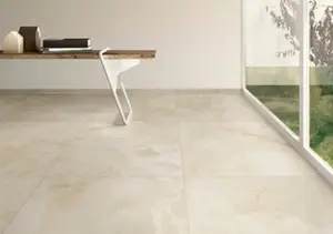 Carrelage sol intérieur grès cérame poli beige ONIX 60 x 60 cm