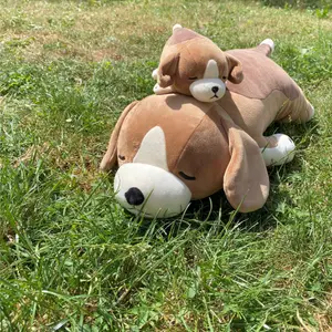Porte-clé peluche Nemu Nemu chien Beagle Vick (11 cm)