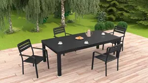 Table extensible aluminium L.200-300 x l.100 cm