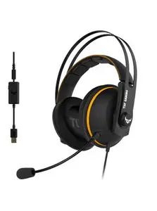 ASUS TUF Gaming H7 Casque Avec fil Arceau Jouer Noir, Jaune