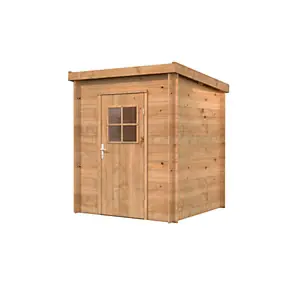 Abris de jardin White Wood Zoe 1 bois traité autoclave ép.19mm surface extérieure totale 3,2m²