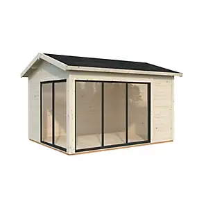 Abri de jardin Palmako Amanda en bois ép.44 mm surface extérieure totale 15,1m²