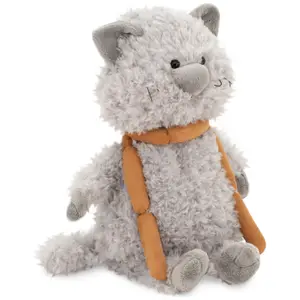 Chat avec saucisses Buddy (25 cm assis)