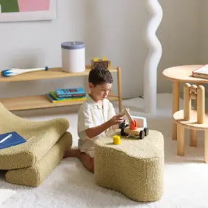 Pouf Cloud Matcha molletonné
