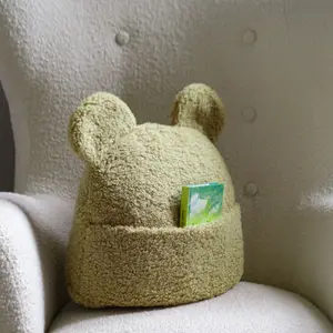 Coussin 2 en 1 Teddy Matcha molletonné