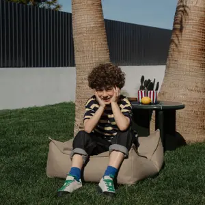 Pouf Ottoman Square Dune Outdoor