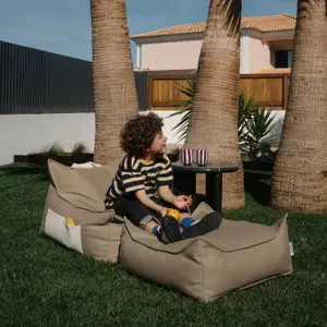 Fauteuil pouf et repose-pieds Dune Outdoor