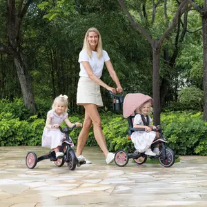 Tricycle Trike Explorer Foldable 4 en 1 Pastel Rose