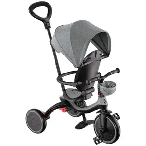 Tricycle Explorer Compact 6 en 1 Noir-Gris