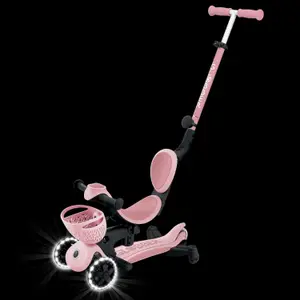 Trottinette Go Up Baby 3 en 1 Lights 360° Rose poudré