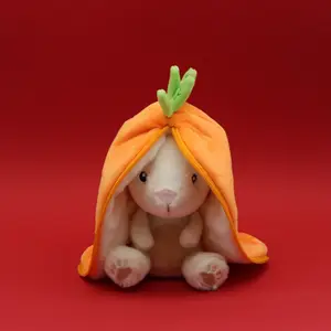 Peluche Les Flipetz Gadget le lapin-carotte