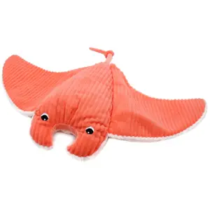 Peluche géante Mantalou la raie manta et son bébé Corail (67 cm)