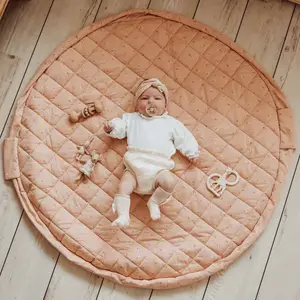 Tapis de jeu 2 en 1 Noomad Organic Soft Fleuri