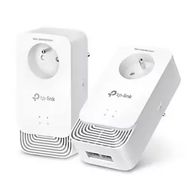 Kit de 2 adaptateurs CPL TP-Link G.HN 2400 avec prise gigogne