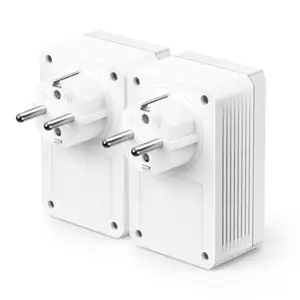 Kit CPL AV1000 Gigabit Ethernet avec prise gigogne