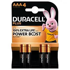 Duracell Plus AAA-alkaline batterijen MN2400