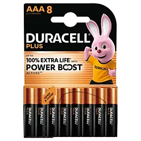 Duracell Plus Power Boost AAA 8 Stuks