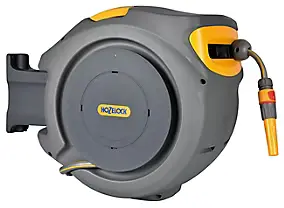 Dévidoir mural automatique Hozelock Auto Reel équipé avec tuyau d'arrosage 30 m