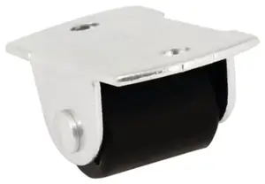 Roulette fixe PP noir - Ø 2,2 cm - 15 kg