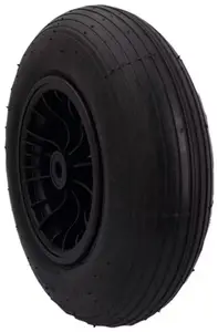 Pneu caoutchouc et PP noir - Ø 40 cm - 140 kg