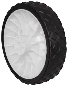 Roulette centrale PVC noir - Ø 15 cm - 35 kg