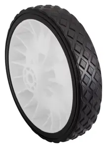 Roulette centrale PVC noir - Ø 17 cm - 35 kg