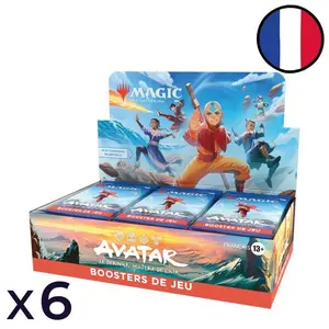 Lot de 6 boites de 30 boosters de jeu Magic: The Gathering | Avatar, le dernier maître de l'air - Magic FR