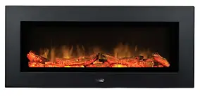Cheminée électrique panoramique murale 2000W, noir, Dimplex Optiflame SP16E